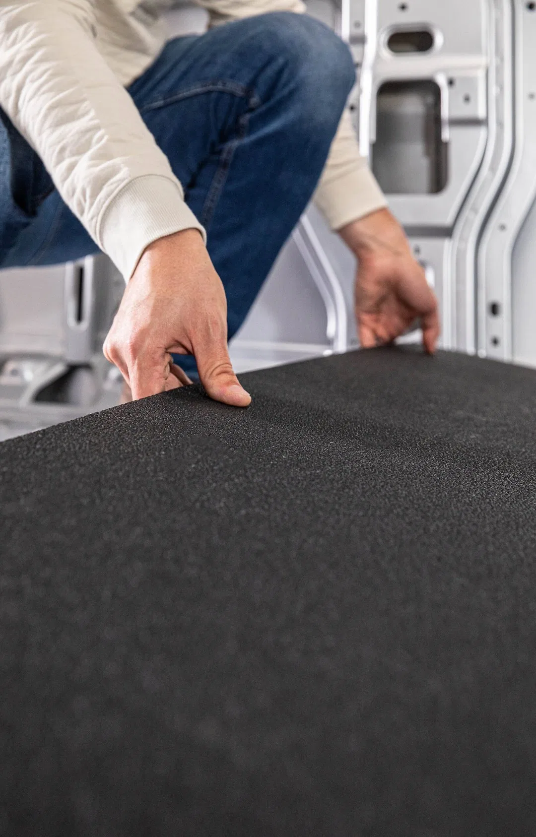 FT148XDFC – WELFIT CARGO Cargo Area Liner, Black Direct-Fit 14 Millimeter Thickness Flat Edge Corrugated Polypropylen...